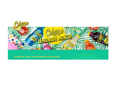 Calypso Lemonade Month Sweepstakes