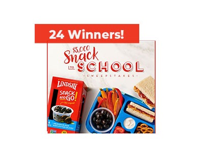 Lindsay Snack to School Sweepstakes