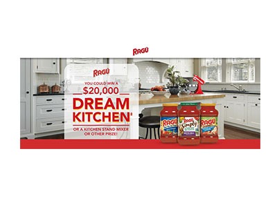 RAGU Dream Kitchen Sweepstakes