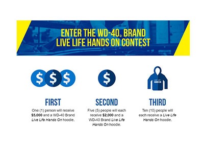 WD-40 Live Life Hands on Contest -
