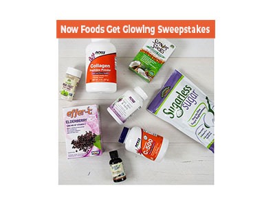 Now Foods Get Glowing Sweepstakes