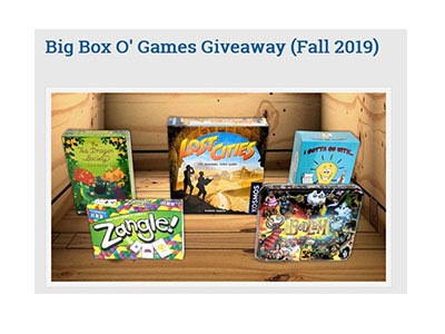 Big Box O' Games Giveaway