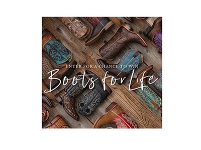 Boot Barn Free Boots for Life Sweepstakes