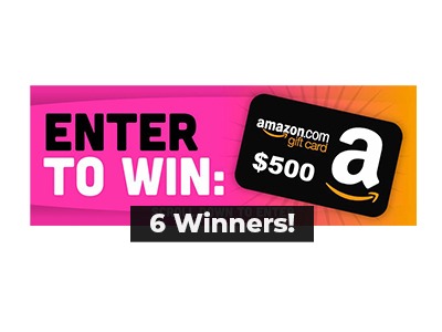 Weekly $500 Amazon Gift Card Giveaway