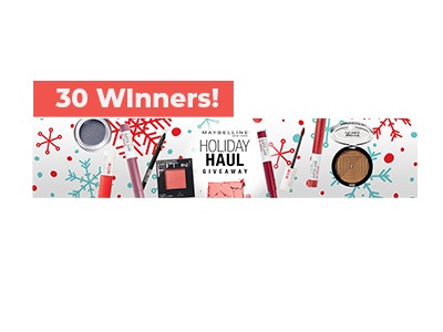 Maybelline Holiday Haul Sweepstakes