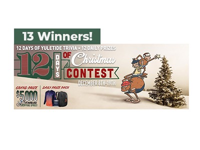 Road iD 12 Days of Yuletide Trivia Contest