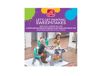 Step2 Let’s Get Painting Sweepstakes