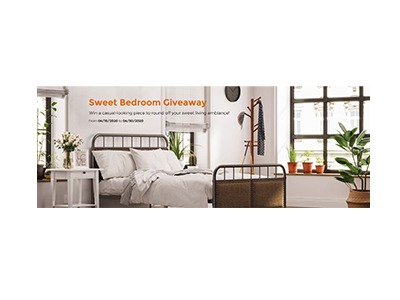 Songmics Sweet Bedroom Giveaway