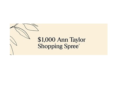 Ann Taylor Gift Card Giveaway