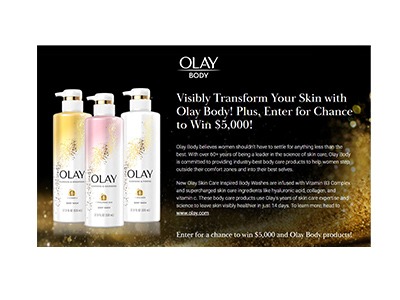 Olay Body Sweepstakes