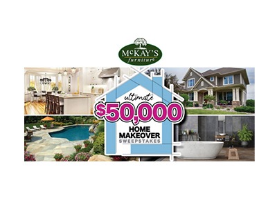 McKay’s Furniture Ultimate Home Makeover Sweepstakes