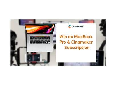 Win a Macbook Pro and Cinamaker Subscription