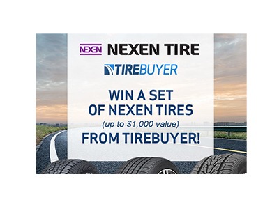 Win A Set of 4 Nexen Tires Sweepstakes