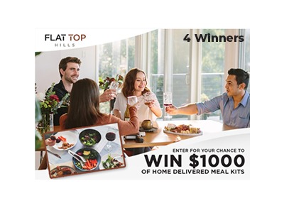 Home Cooked With Flat Top Hills Sweepstakes