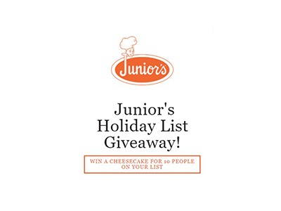Junior's Holiday List Giveaway