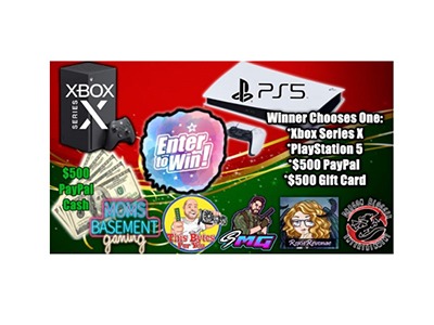 Win a PlayStation 5 or Xbox Series X Console