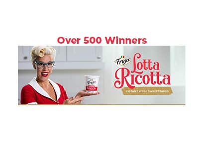 Frigo Cheese Lotta Ricotta Sweepstakes