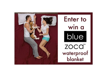 Blue Zoca Waterproof Blanket Giveaway