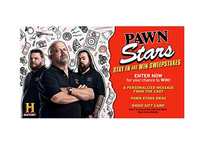 Pawn Stars Stay In and Win Sweepstakes