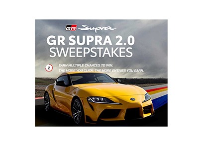 Toyota GR Supra 2.0 Sweepstakes