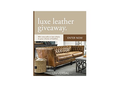 Universal Furniture Luxe Leather Giveaway