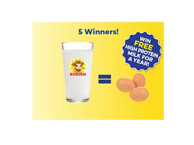 Borden High Protein Milk Sweepstakes
