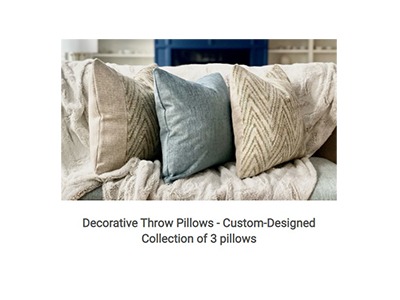 Design Theory Interiors of California Decorative Pillows Giveaway