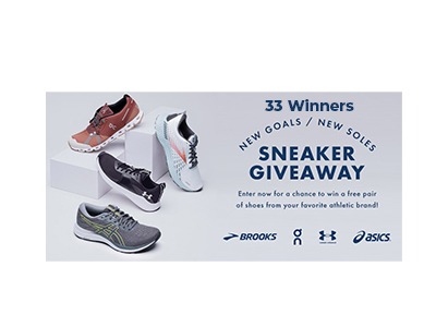 New Goals New Soles Giveaway