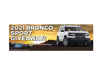 Win the 2021 Bronco Sport
