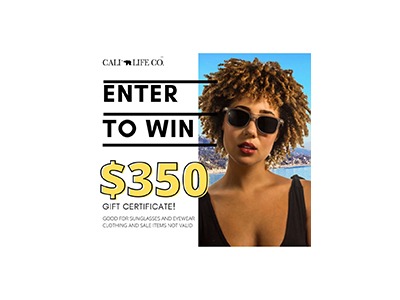 Cali Life Co $350 Shopping Spree Giveaway