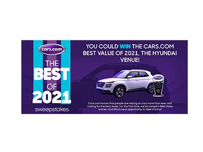 Cars.com The Best of 2021 Sweepstakes