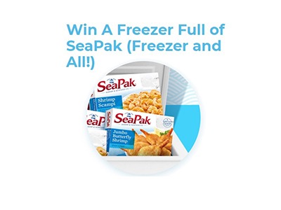Freezer Full of SeaPak Sweepstakes