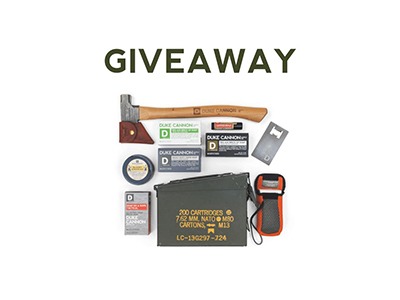 Win a Duke Cannon Grooming Barrel