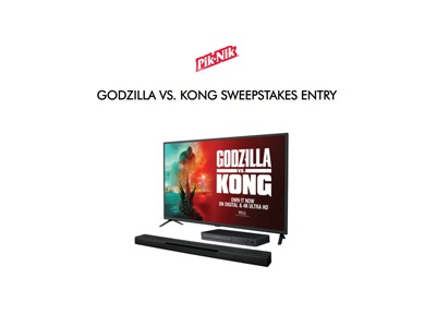 PIK-NIK’S GODZILLA vs KONG Giveaway