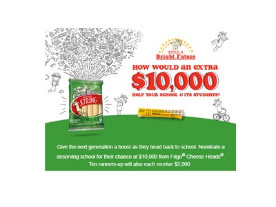 Frigo Cheese Heads Build a Bright Future Contest