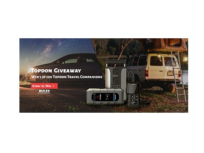 Win 1 of 100 Topdon Travel Companions