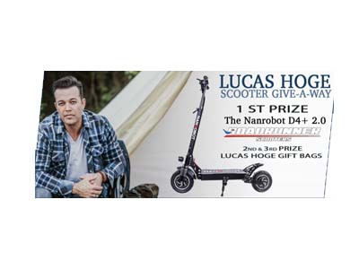 Win a Nanrobot D4+ 2.0 Scooter from Lucas Hoge