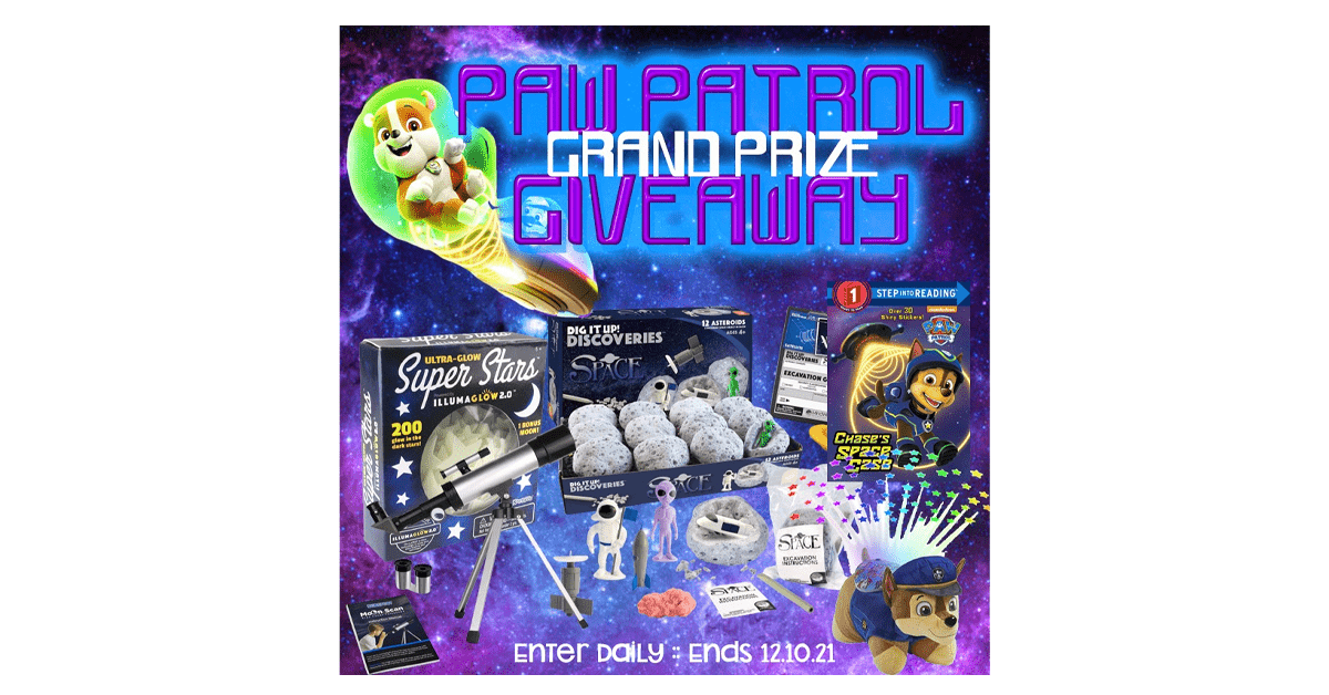 Paw Patrol Pup Save the Alien MEGA Giveaway