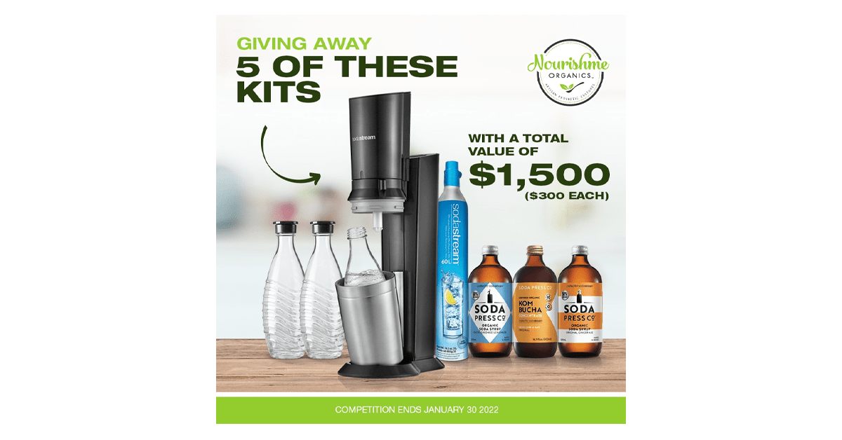 Sodastream Instant Kombucha Kit Global Giveaway
