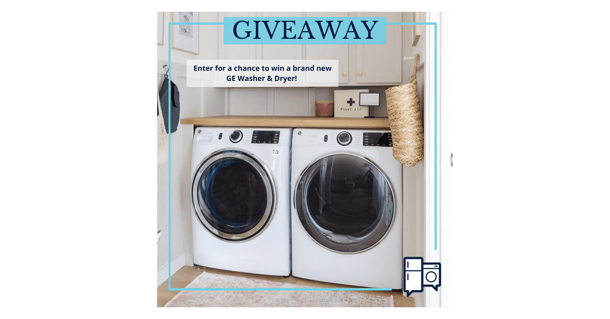 Enter to Win a GE Ultra Fresh Washer and Dryer