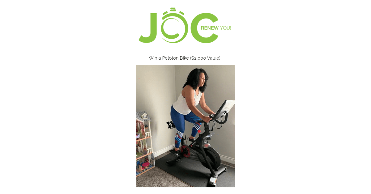 Enter to Win a Peloton Bike