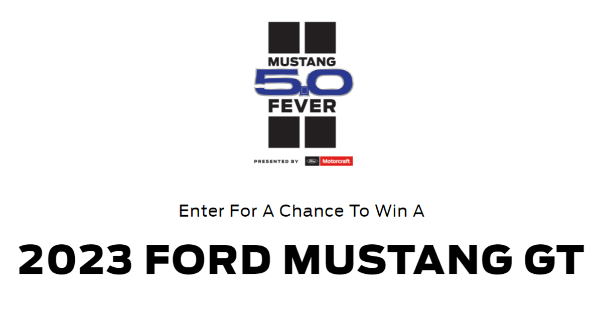Mustang 5.0 Fever Sweepstakes