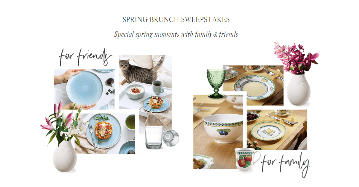 Villeroy-Boch Spring Brunch Sweepstakes