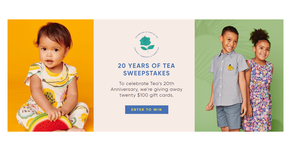 Tea 20th Anniversary Giveaway