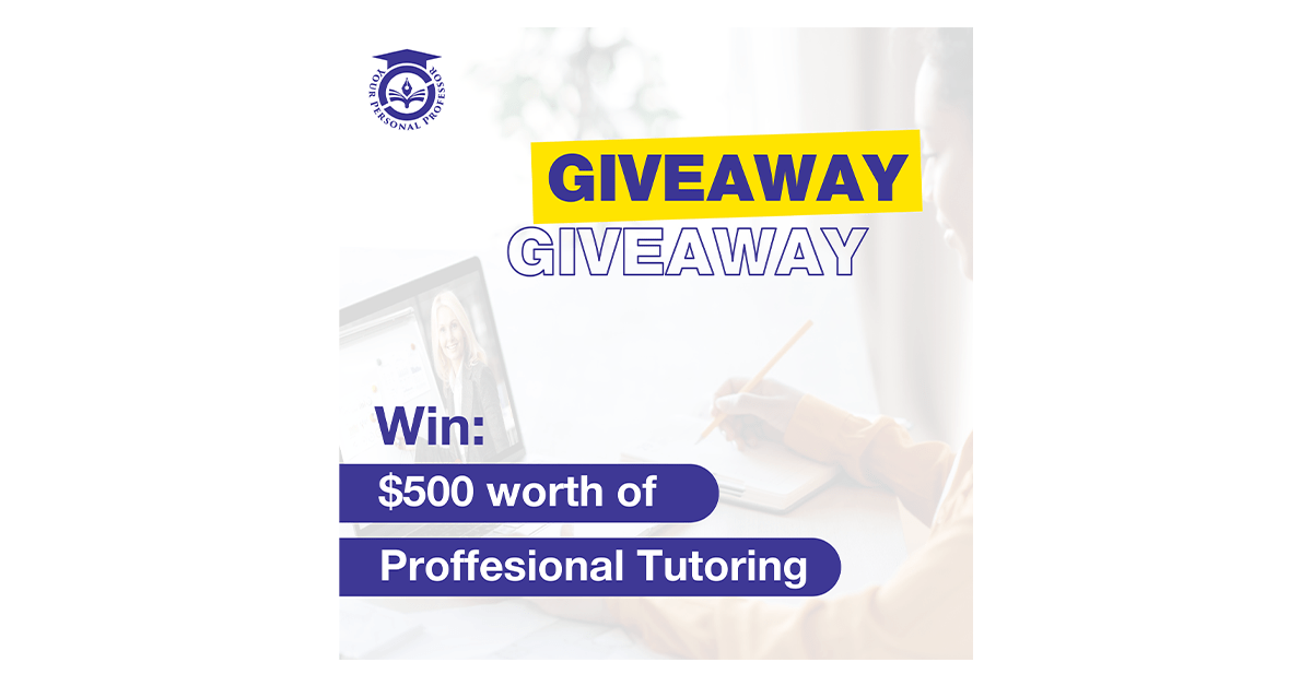 Win $500 worth of Professional Tutoring