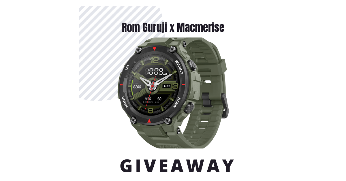 Amazfit T-Rex Smart Watch Giveaway