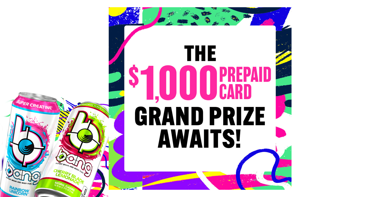 Bang Energy Awaken Your Vibe Sweepstakes