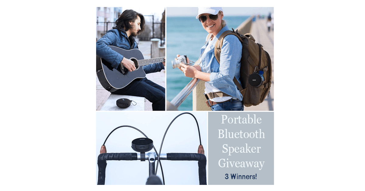 Onforu Portable Bluetooth Bicycle Speaker Giveaway