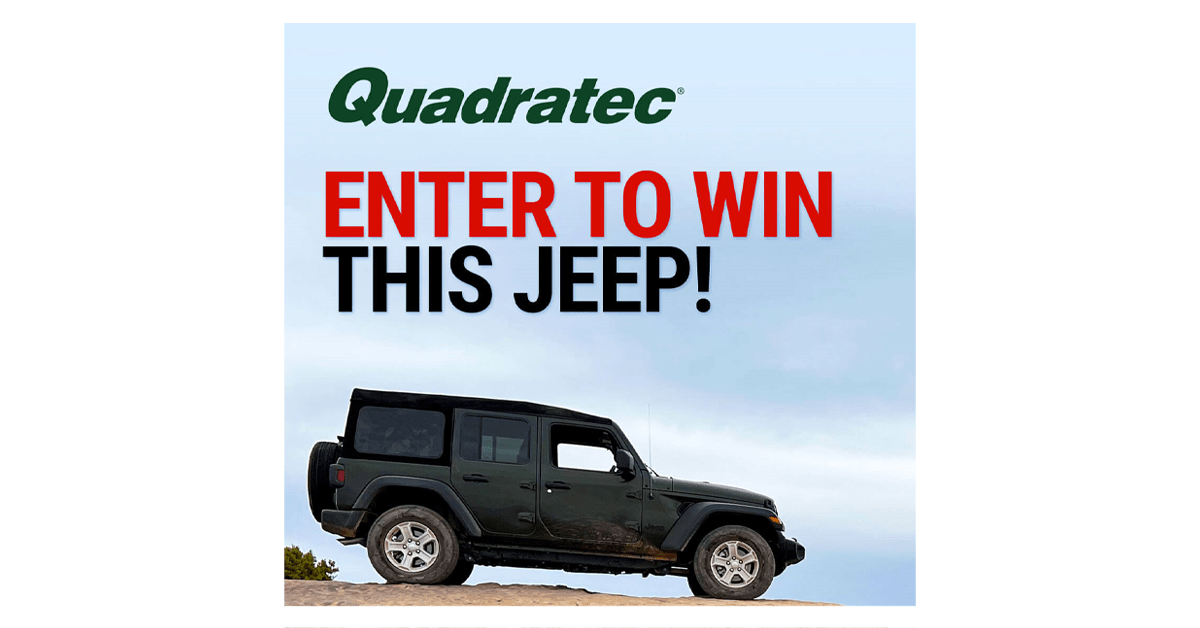 Quadratec 2022 Jeep Wrangler Giveaway