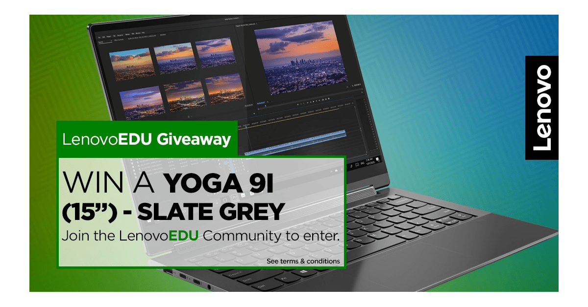Win a Lenovo Yoga 9i Laptop
